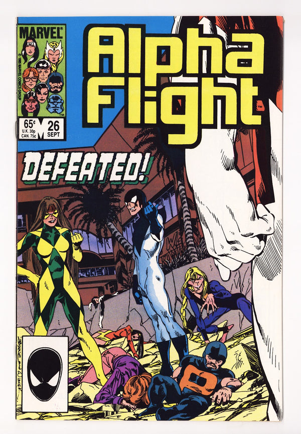 Alpha Flight Vol 1 26 High Grade (1985)