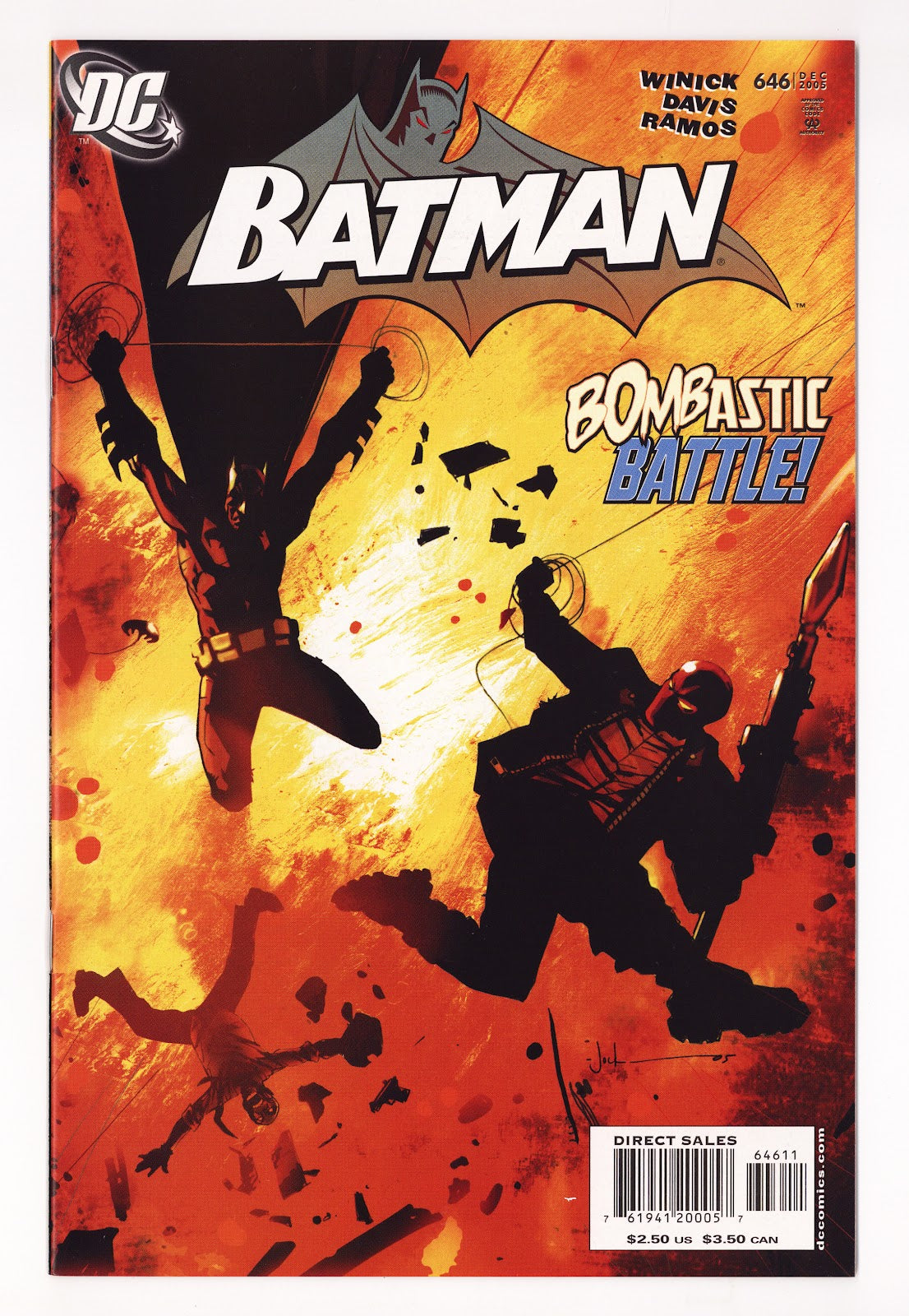 Batman Vol 1 646 High Grade (2005) Direct Sales 