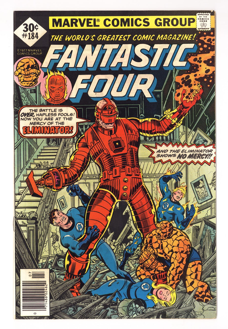 Fantastic Four Vol 1 184  Mid Grade   (1977) Whitman   Whitman