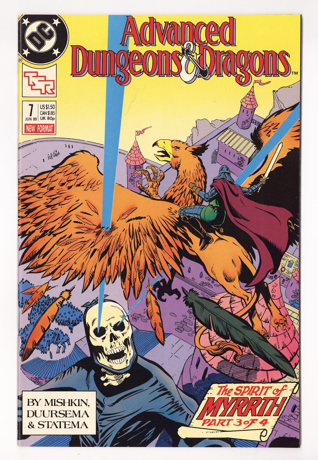Advanced Dungeons & Dragons Comic Book 7 High Grade (1989) 
