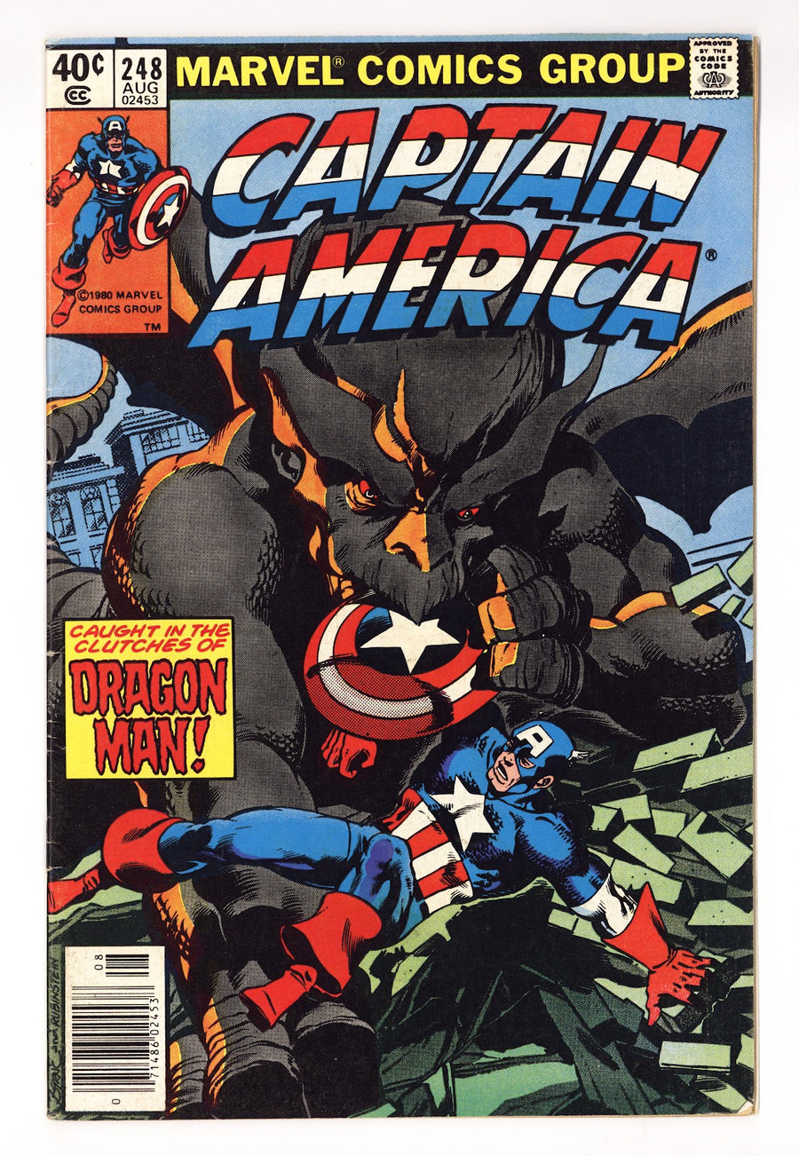 Captain America Vol 1 248  Mid Grade   (1980)   Newsstand