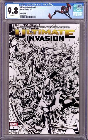 Ultimate Invasion   1 CGC 9.8 (NM/M)   (2023) Hitch B&W  Incentive Variant