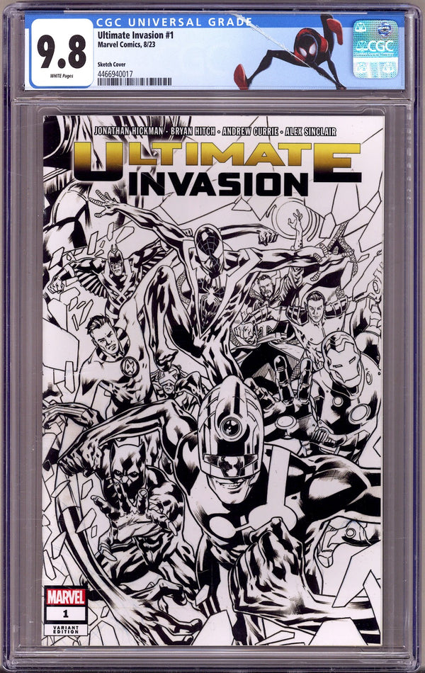 Ultimate Invasion 1 CGC 9.8 (NM/M) (2023) Hitch B&W Incentive Variant