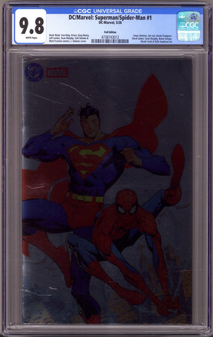 DC / Marvel: Superman / Spider-Man 1 CGC 9.8 (NM/M) (2026) Jimenez Foil Variant