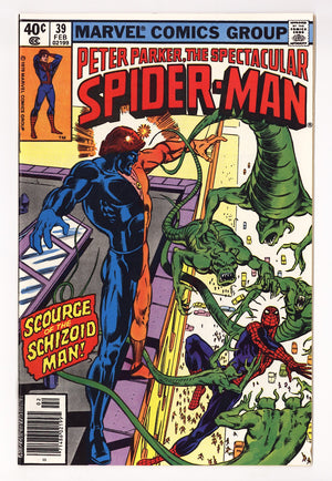 The Spectacular Spider-Man Vol 1 39  High Grade   (1980)   Newsstand