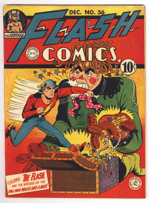 Flash Comics Vol 1 36  FN+ (6.5)   (1942)
