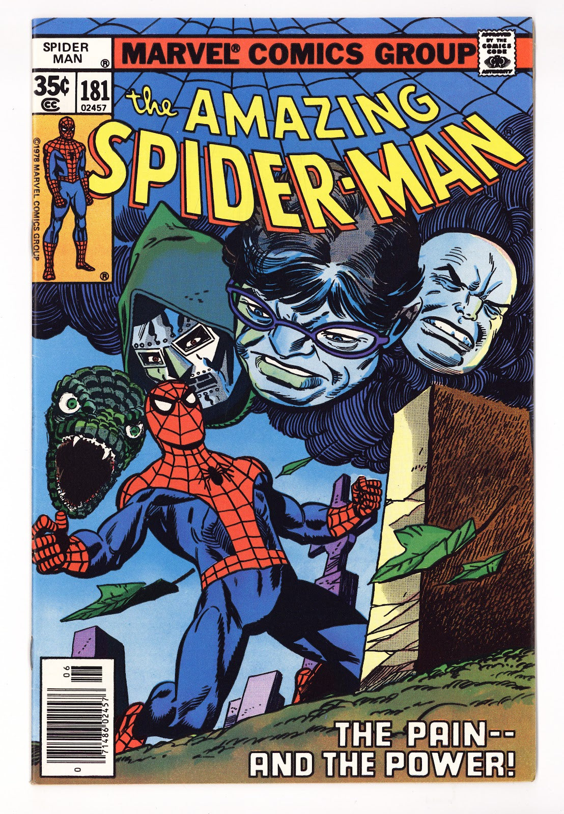 The Amazing Spider-Man Vol 1 181 VF- (7.5) (1978)  