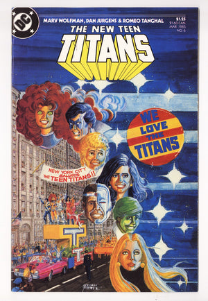 The New Teen Titans Vol 2 6 High Grade (1985)