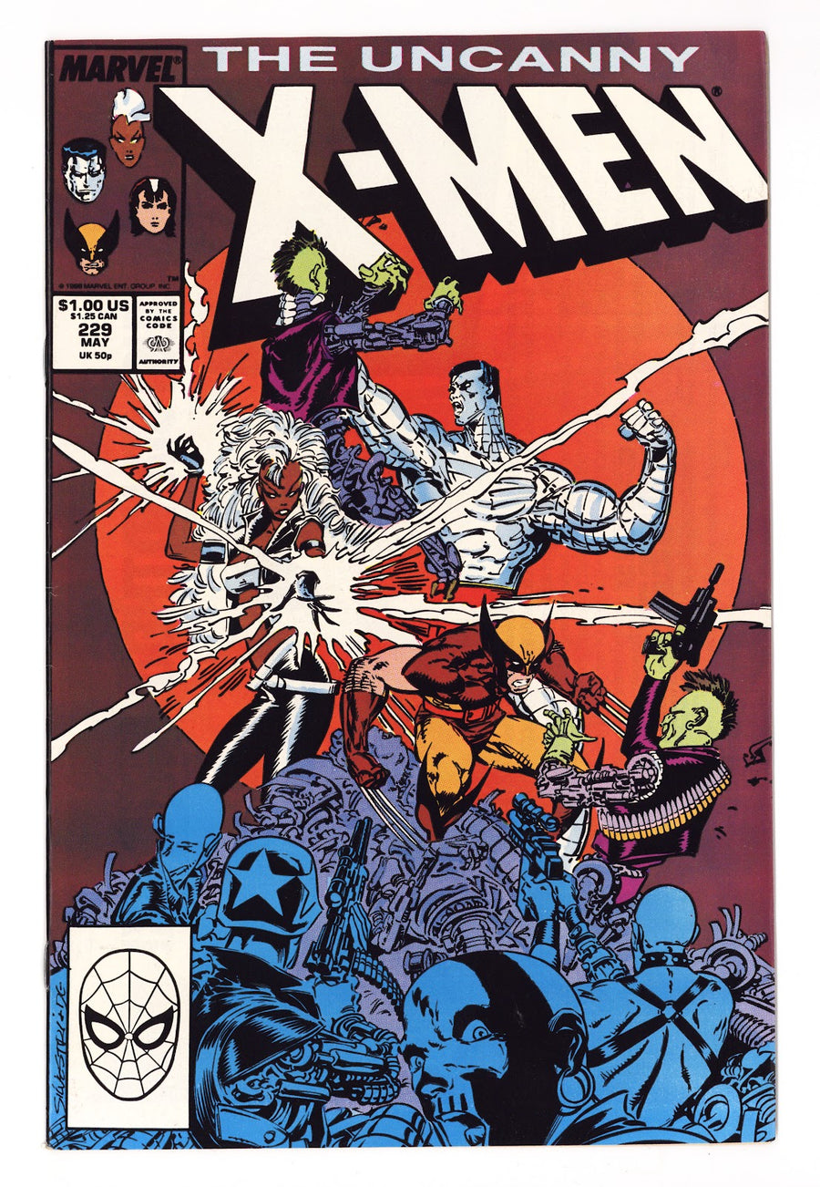 The Uncanny X-Men Vol 1 229  High Grade   (1988)