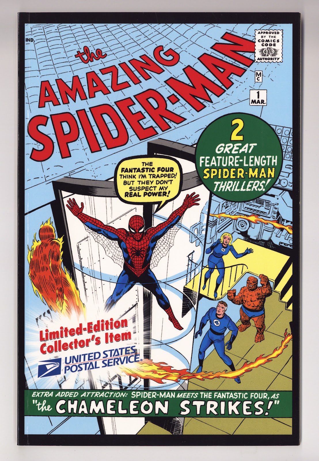 USPS Marvel Comics Limited Edition Comic Book and Stamps Set [nn] VF+ (8.5) (2007) 