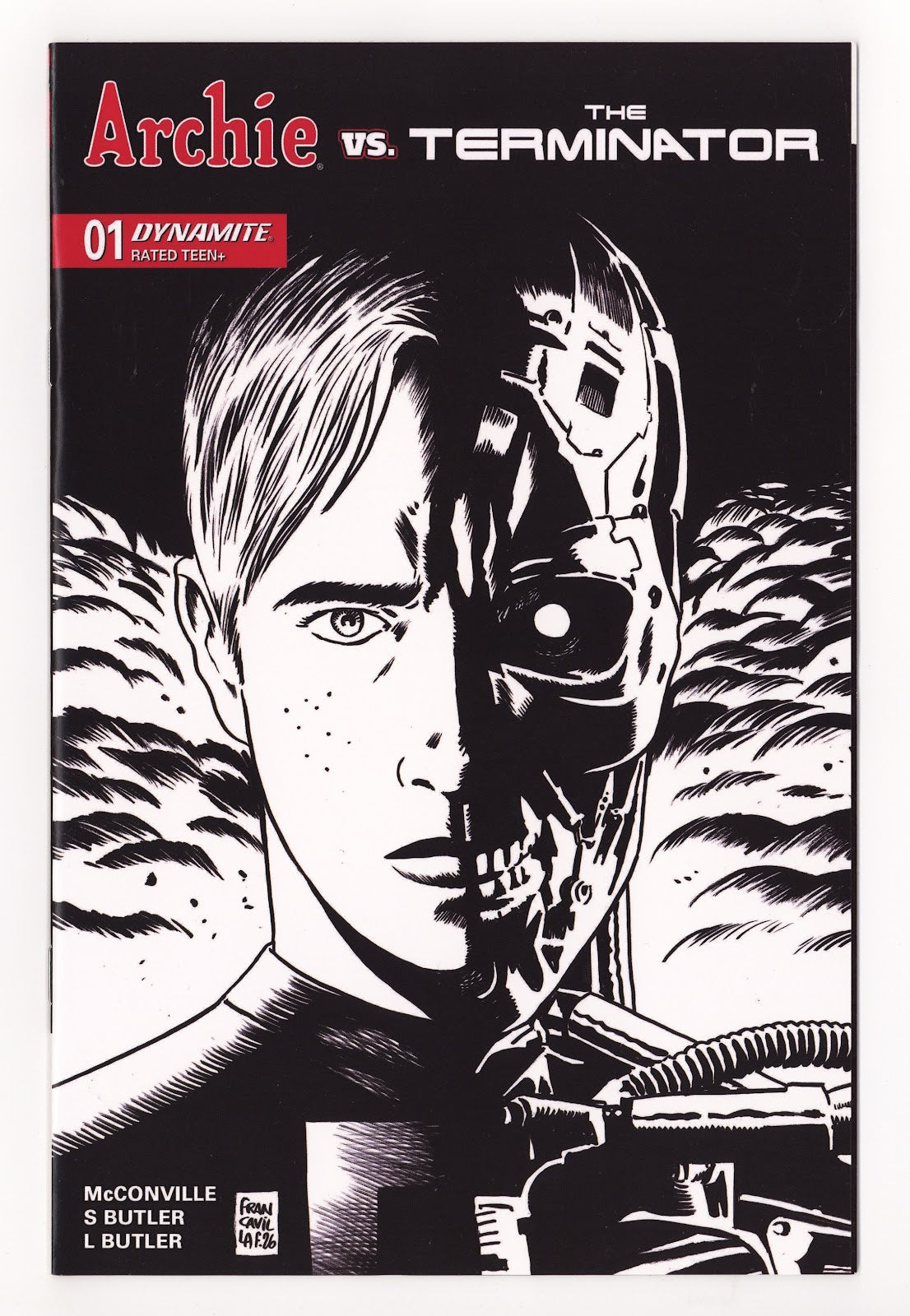 Archie vs the Terminator #1 NM (9.4) Line Incentive Variant