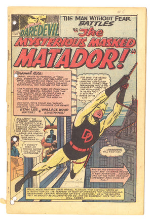 Daredevil Vol 1 5 Coverless (1964)