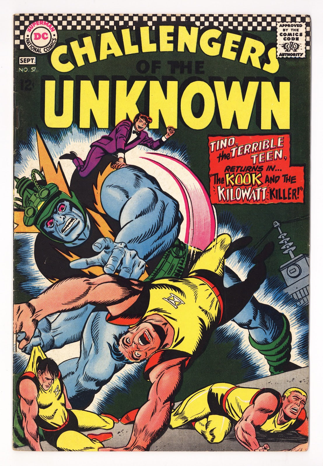 Challengers of the Unknown Vol 1 57 VG/FN (5.0) (1967) 
