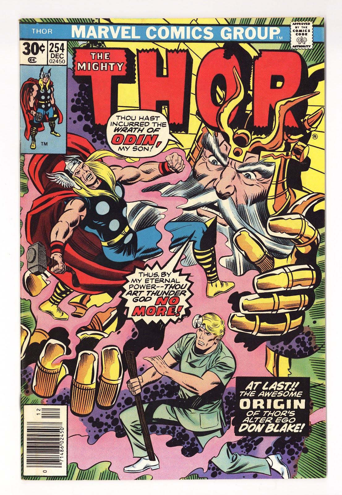 Thor Vol 1 254  Mid Grade   (1976)     