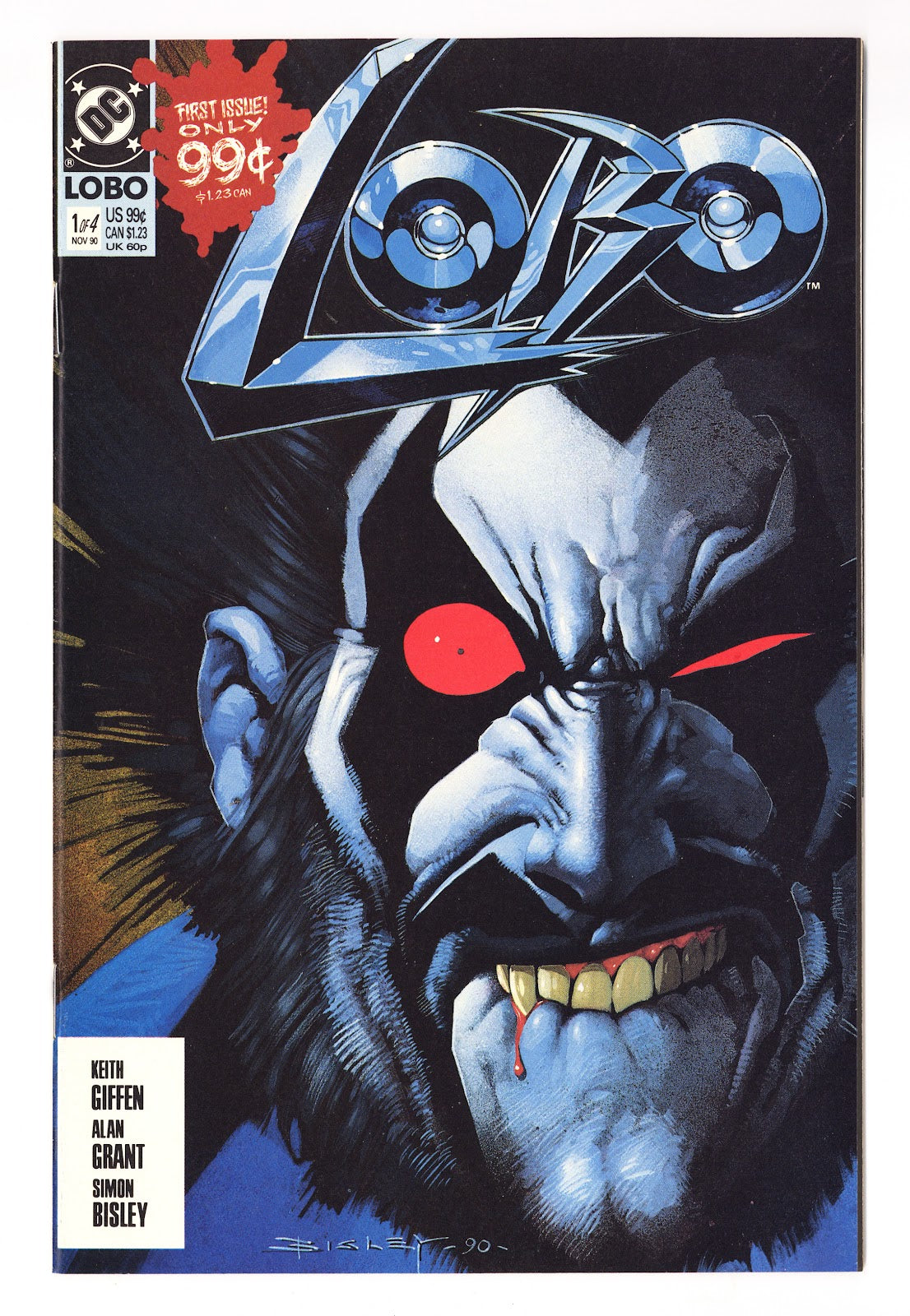 Lobo Vol 1 1  VF/NM (9.0)   (1990)     