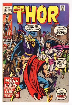 Thor Vol 1 179 VG+ (4.5) (1970)