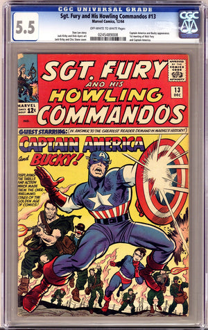 Sgt. Fury 13 CGC 5.5 (FN-) (1964)