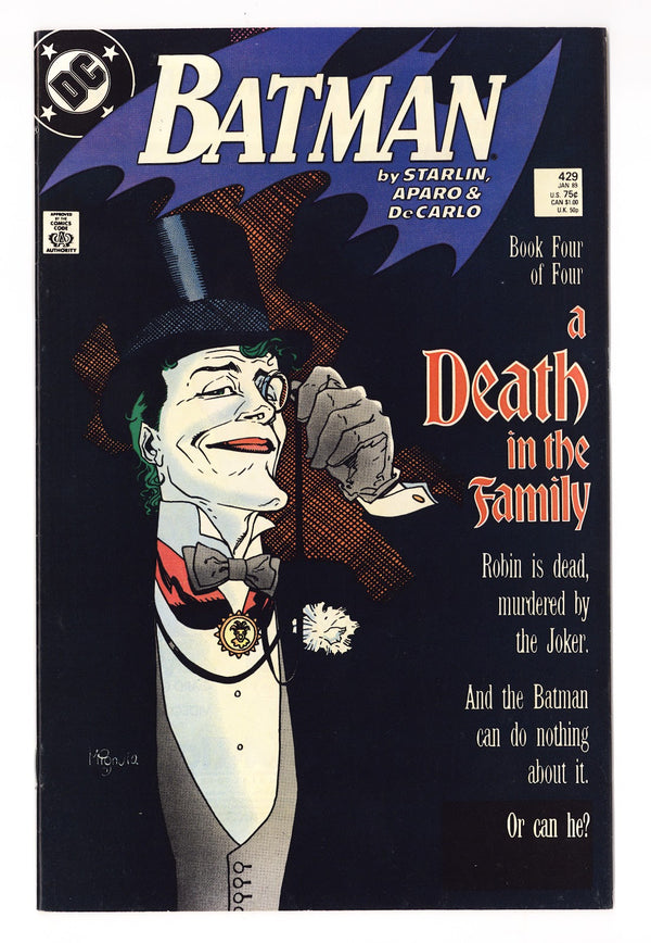 Batman Vol 1 429  VF (8.0)   (1989)