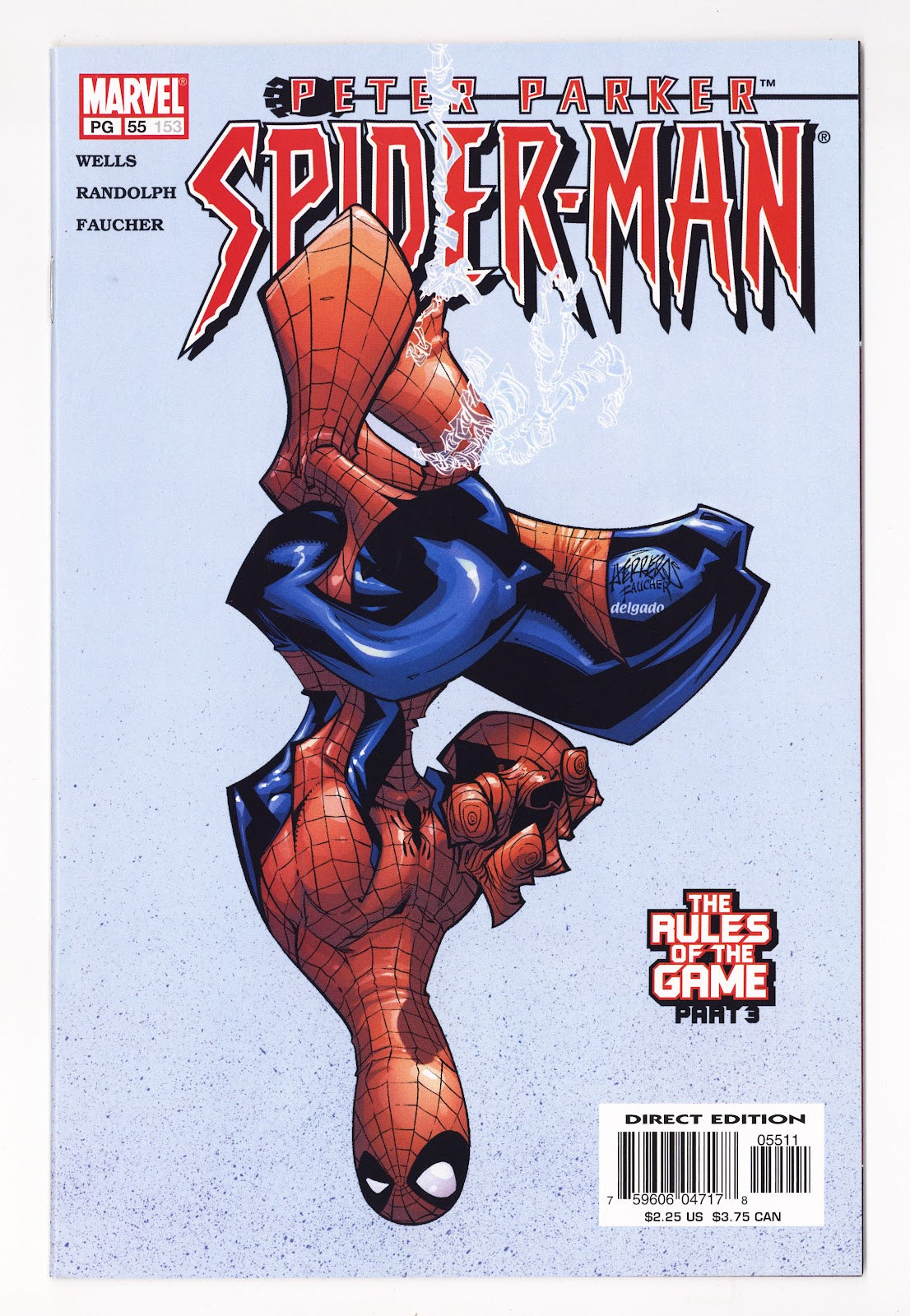 Peter Parker: Spider-Man 55 (153) High Grade (2003) Direct Edition 
