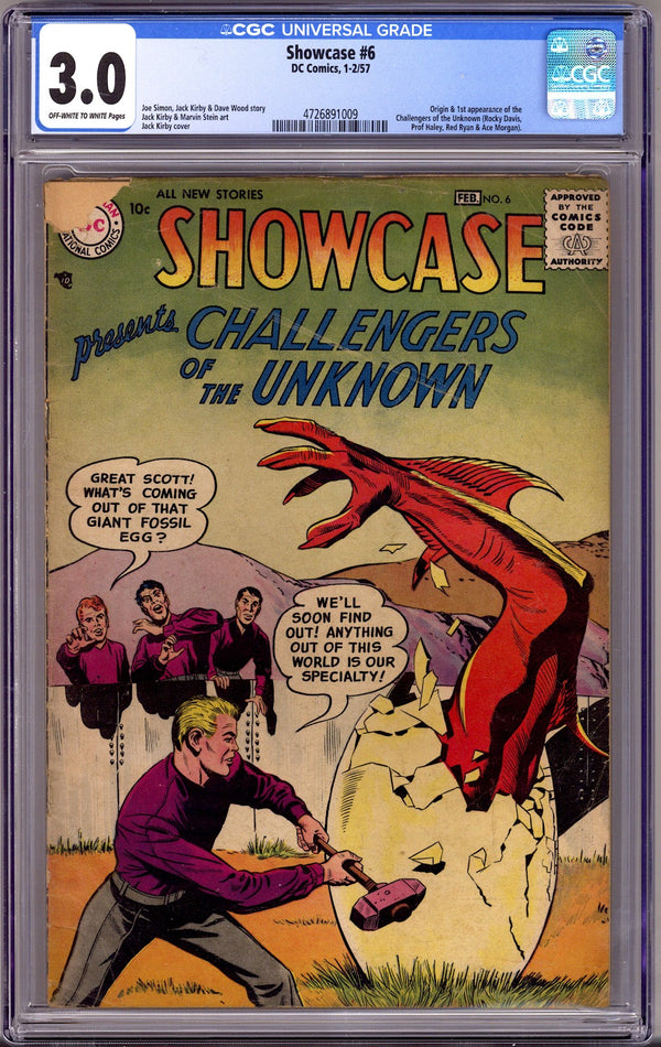 Showcase   6 CGC 3.0 (GD/VG)   (1957)