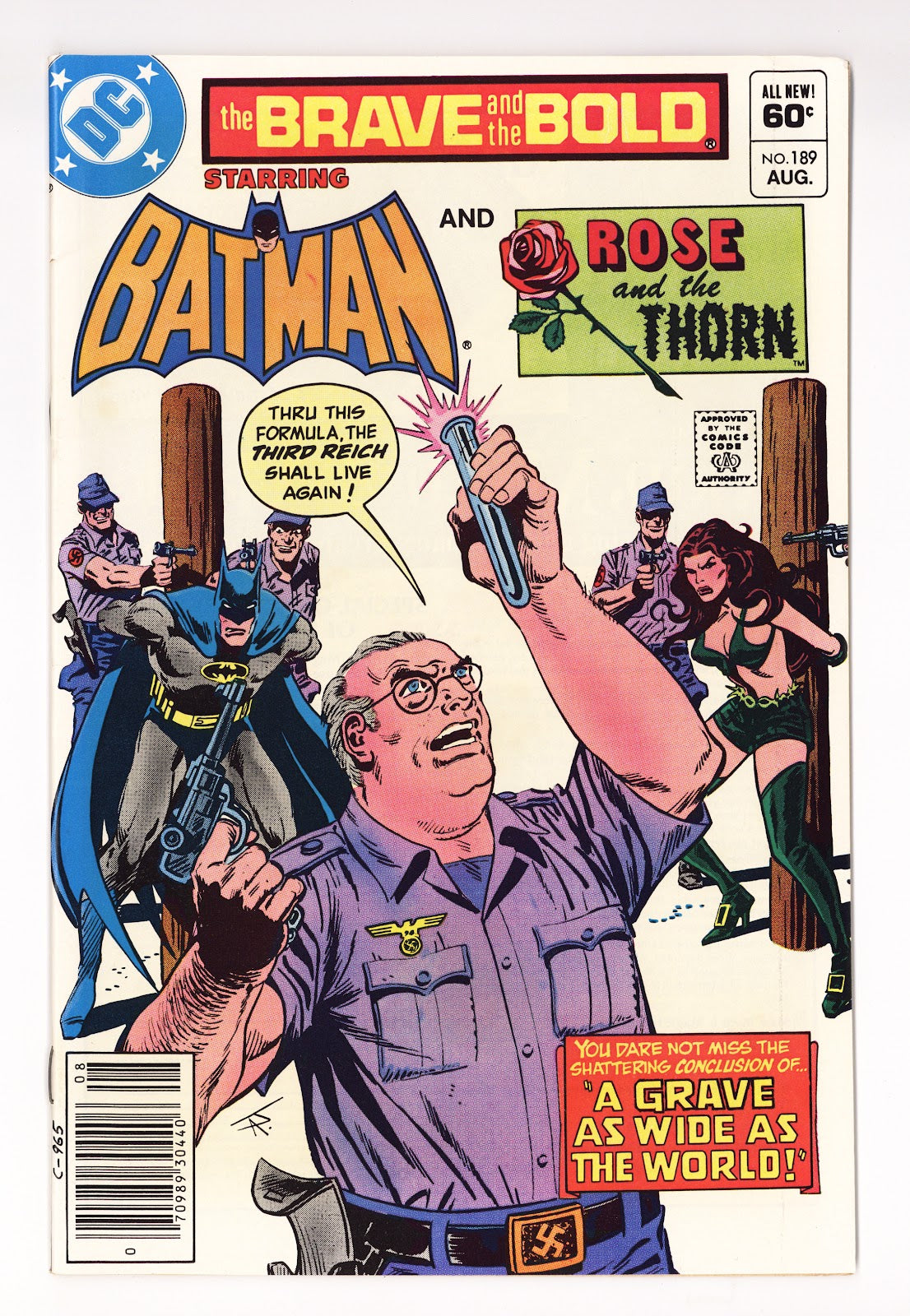 The Brave and the Bold Vol 1 189 Mid Grade (1982) Newsstand 