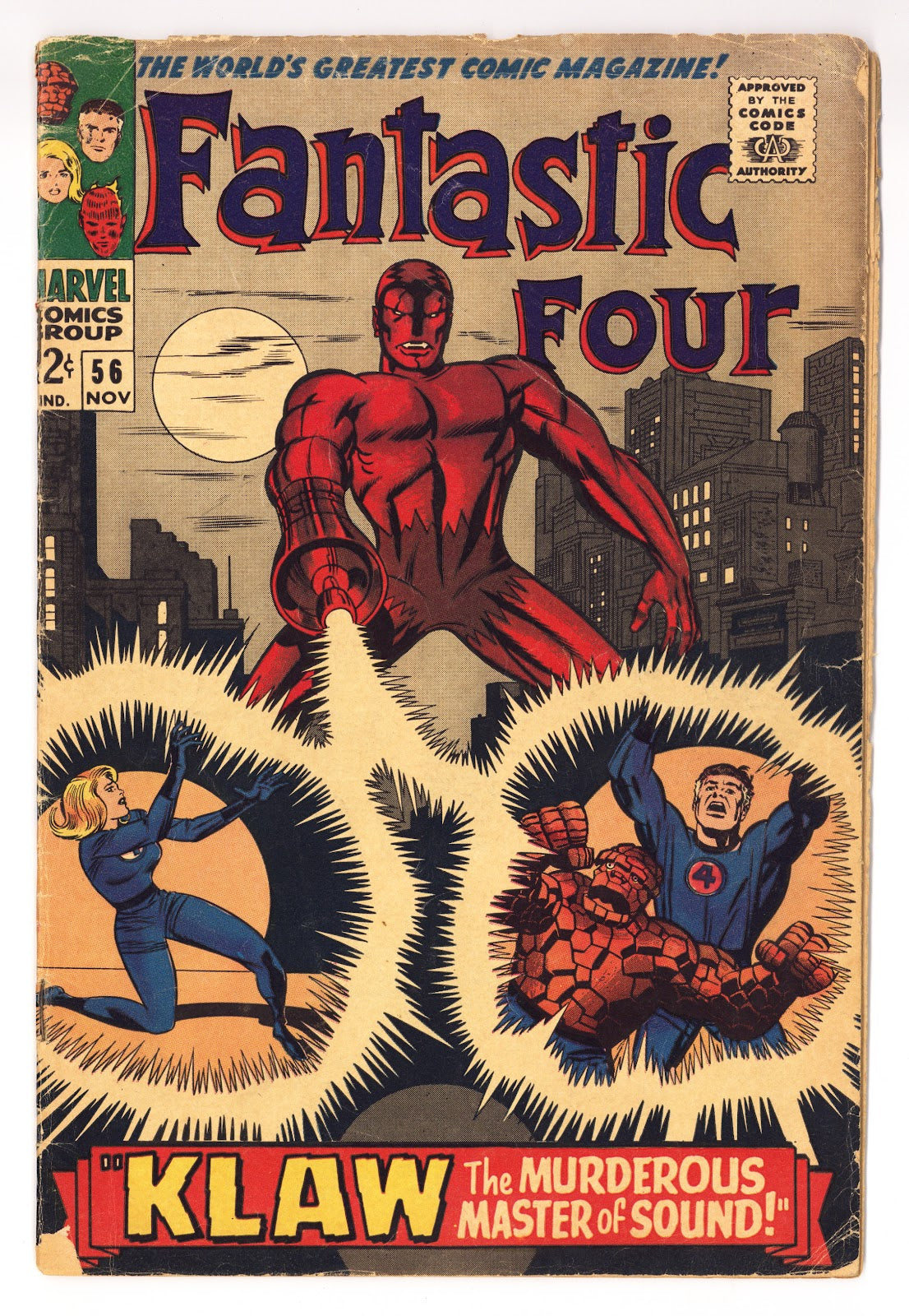 Fantastic Four Vol 1 56 GD/VG (3.0) (1966) 