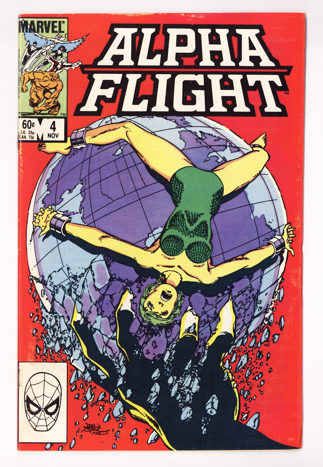 Alpha Flight Vol 1 4 Mid Grade (1983) Direct 
