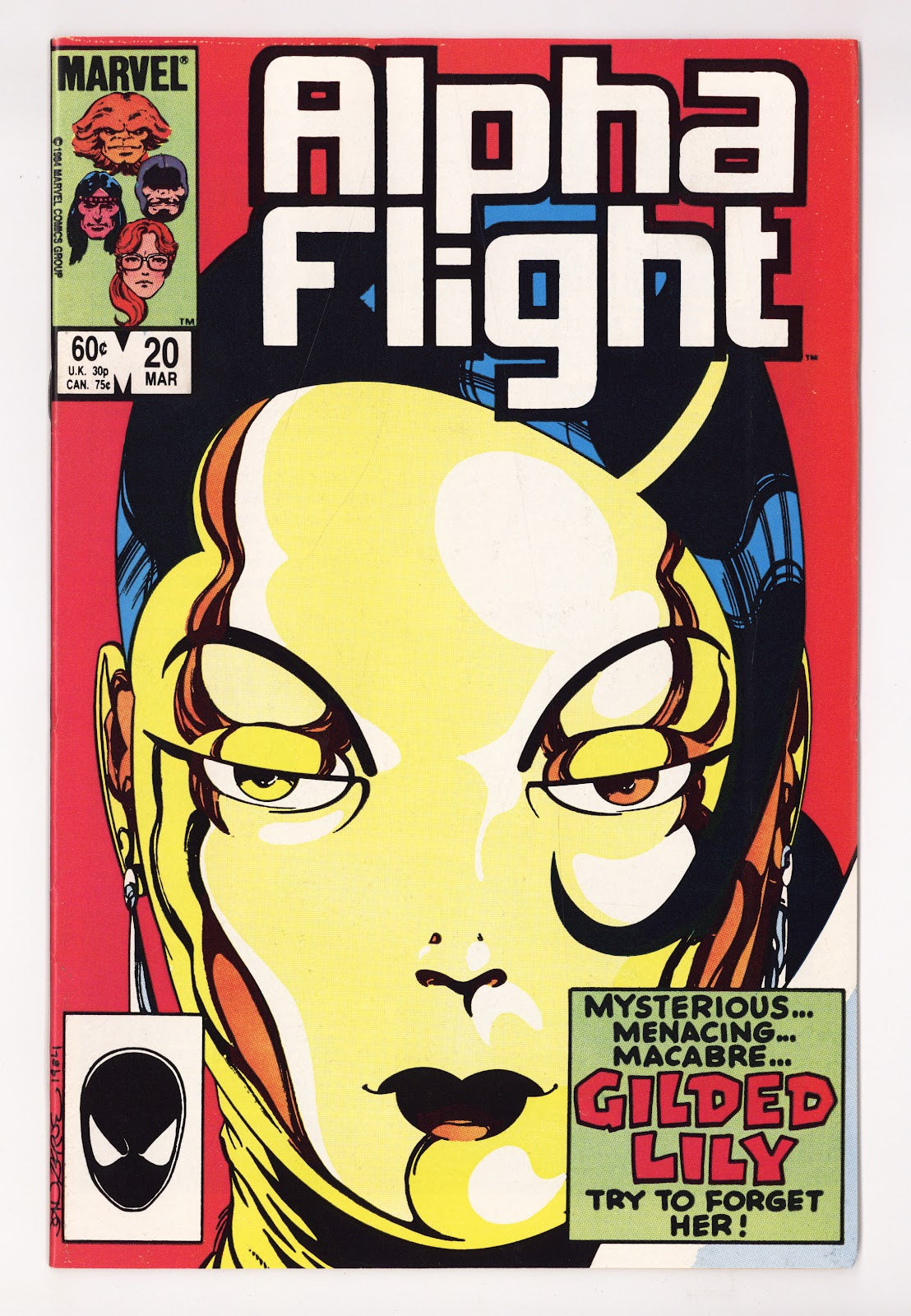 Alpha Flight Vol 1 20 Mid Grade (1985) Direct 