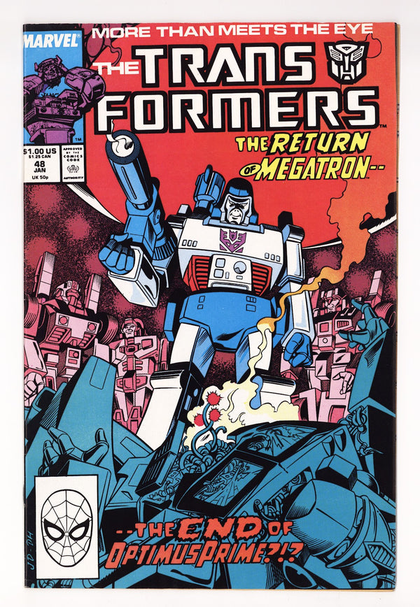 The Transformers Vol 1 48  VF+ (8.5)   (1989)