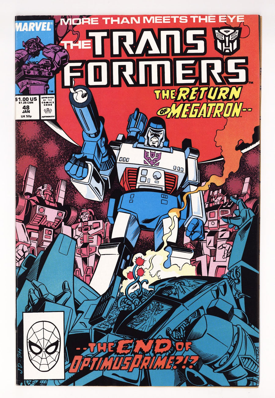 The Transformers Vol 1 48  VF+ (8.5)   (1989)     