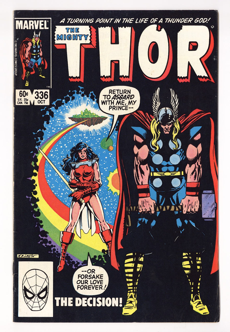 Thor Vol 1 336 Mid Grade (1983) Direct 