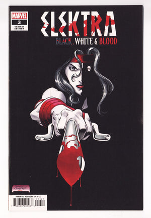 Elektra: Black, White, and Blood 3 High Grade (2022) Bagley Variant