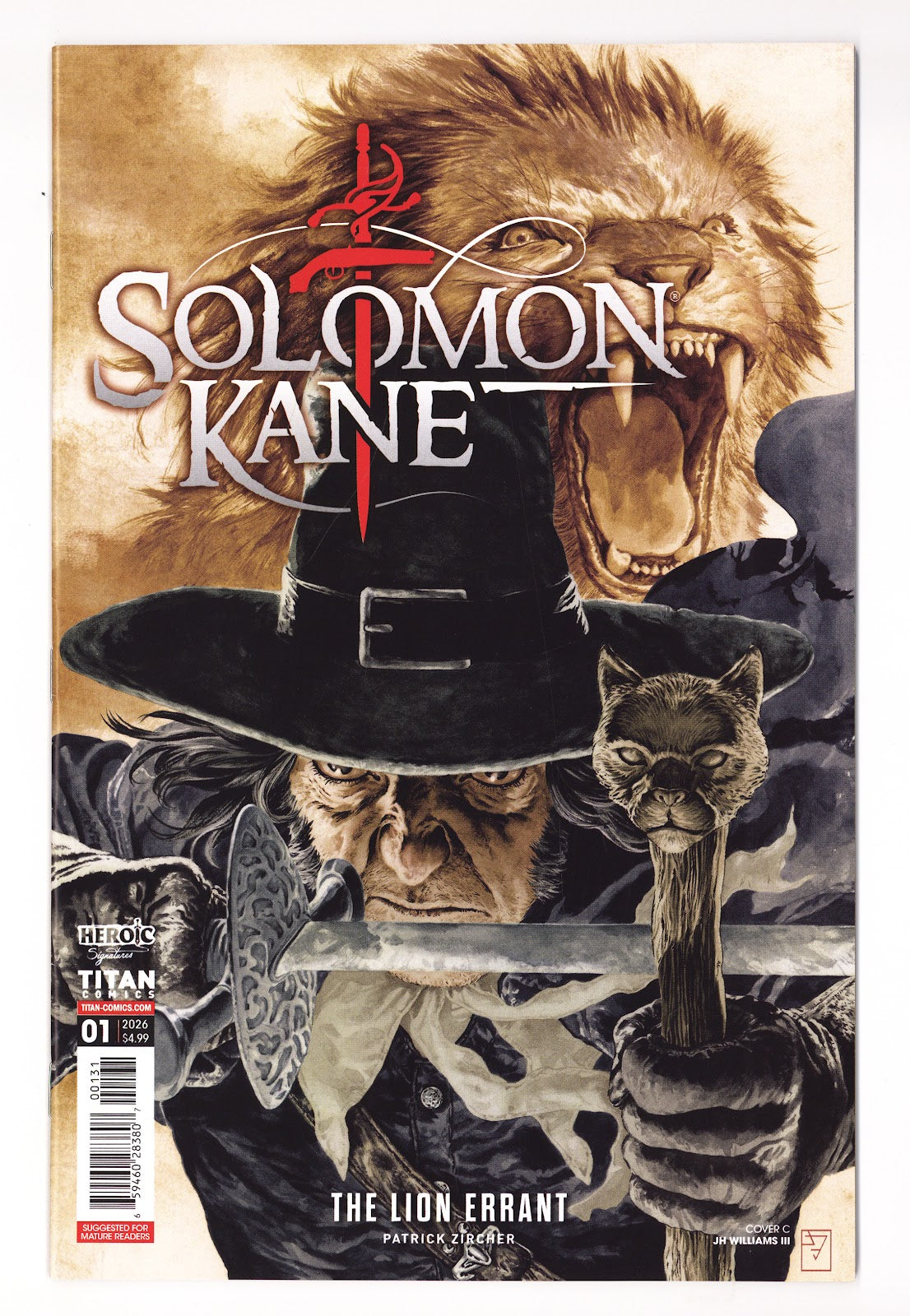 Solomon Kane the Lion Errant  1 Williams  Variant   (2026)