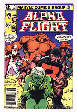 Alpha Flight Vol 1 2 Mid Grade (1983) Canadian Price Variant