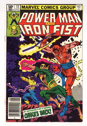 Power Man and Iron Fist Vol 1 72  Mid Grade   (1981)   Newsstand
