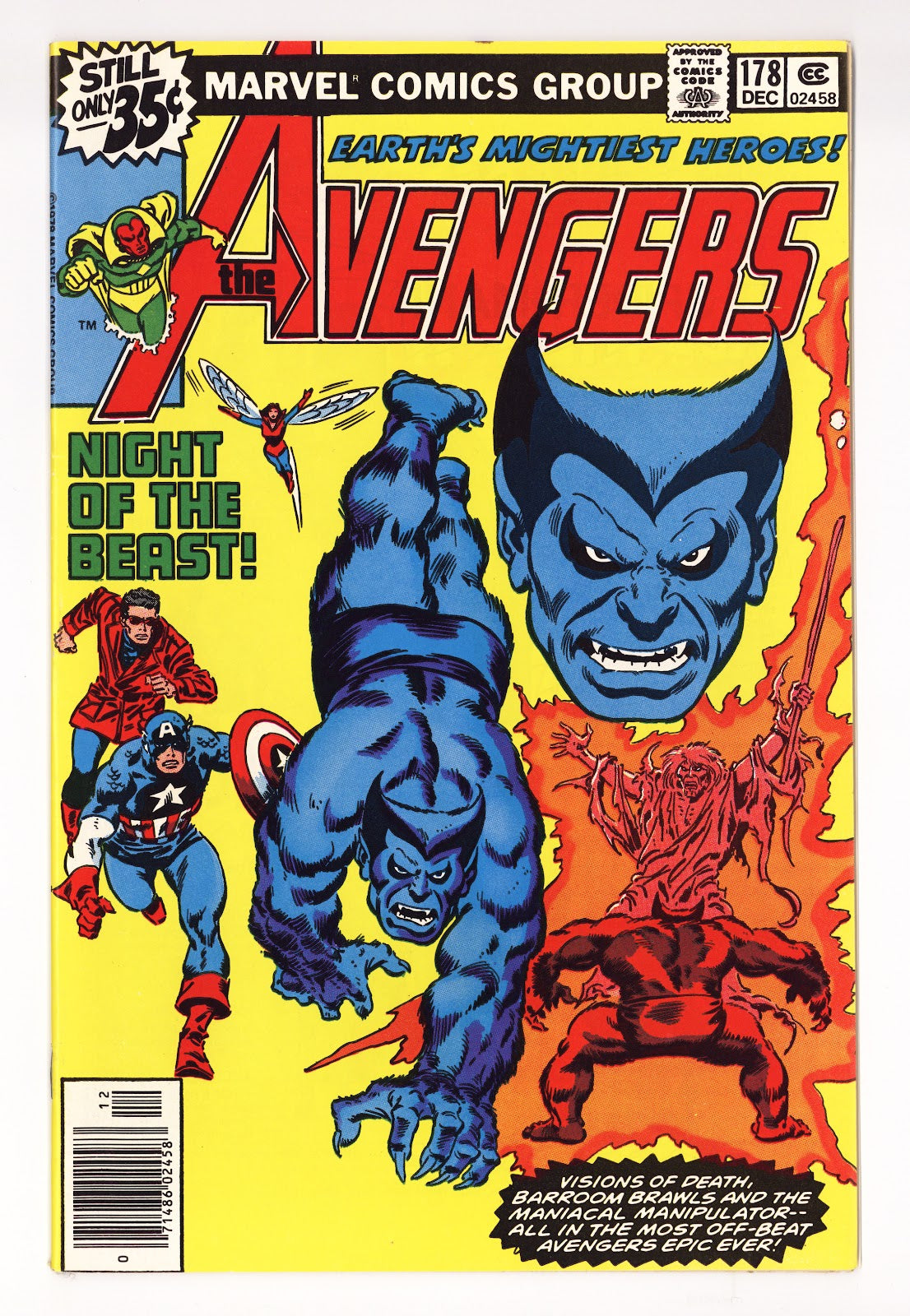 The Avengers Vol 1 178  High Grade   (1978)     