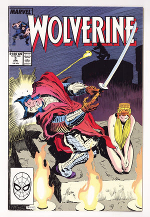 Wolverine Vol 2 3  High Grade   (1989)
