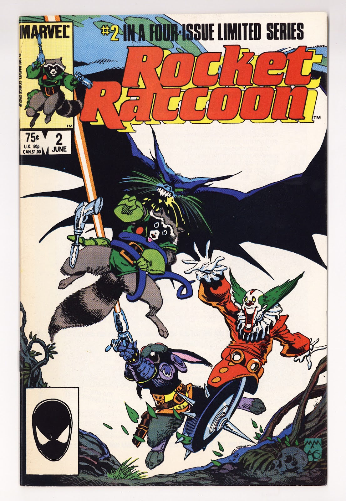 Rocket Raccoon Vol 1 2 VF (8.0) (1985) 