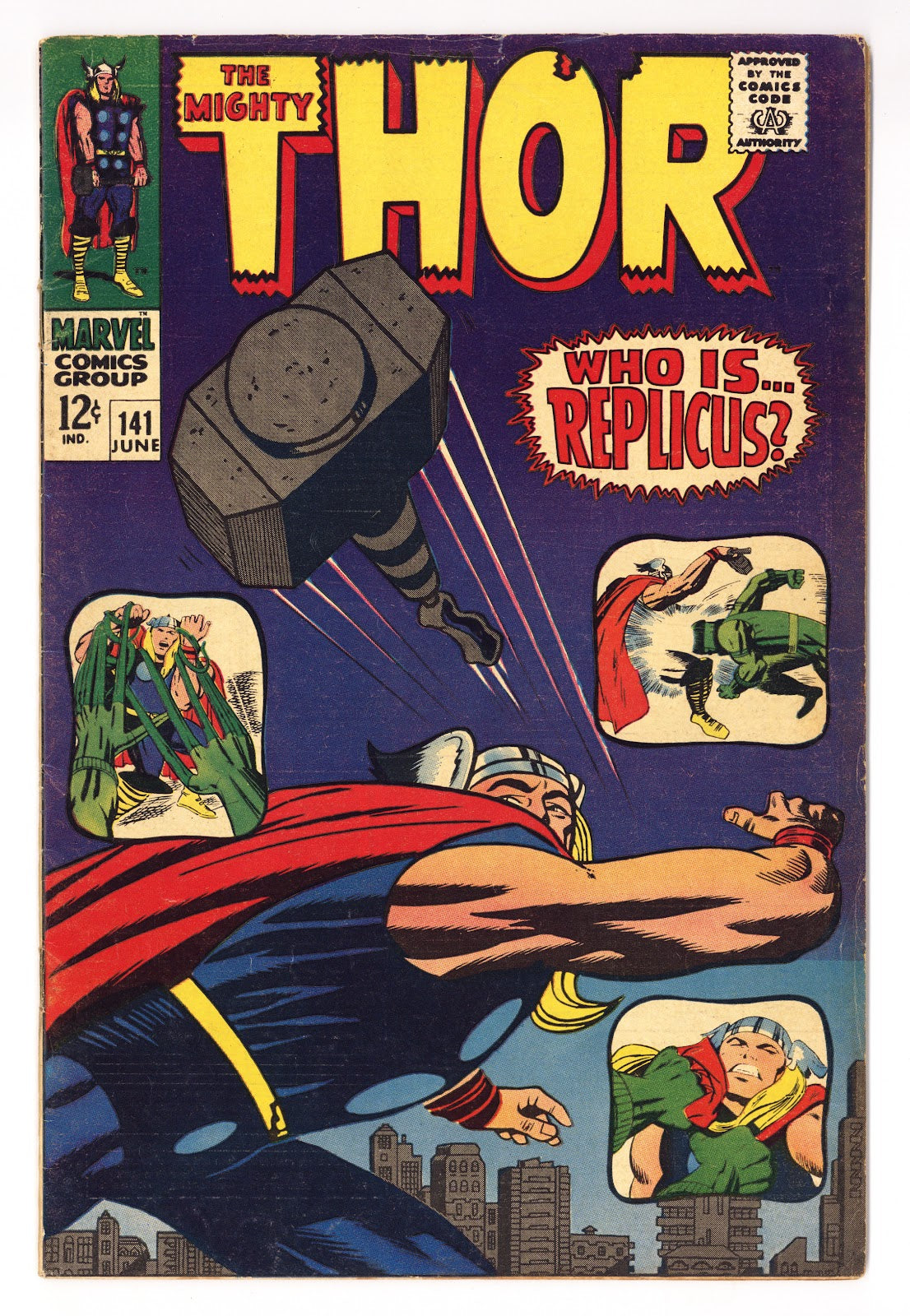 Thor Vol 1 141 VG/FN (5.0) Colour Touch (1967) 