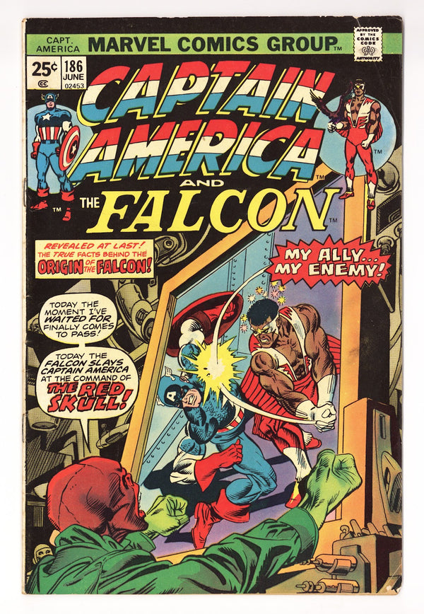Captain America Vol 1 186  Low Grade   (1975)