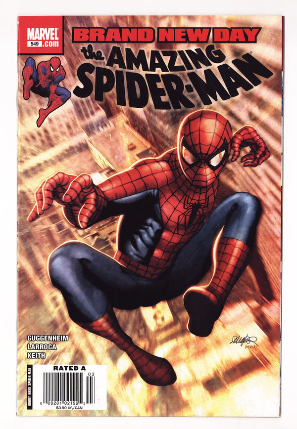 The Amazing Spider-Man Vol 2 549  Low Grade   (2008)   Newsstand