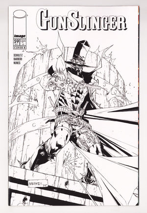 Gunslinger Spawn #59 (2026) Barberi B&W Variant