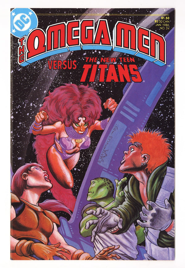 The Omega Men Vol 1 34 High Grade (1986)