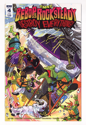 Teenage Mutant Ninja Turtles: Bebop & Rocksteady Destroy Everything 4 High Grade (2016) Bates Variant