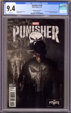The Punisher Vol 11 218 CGC 9.4 (NM) (2018) Photo Variant