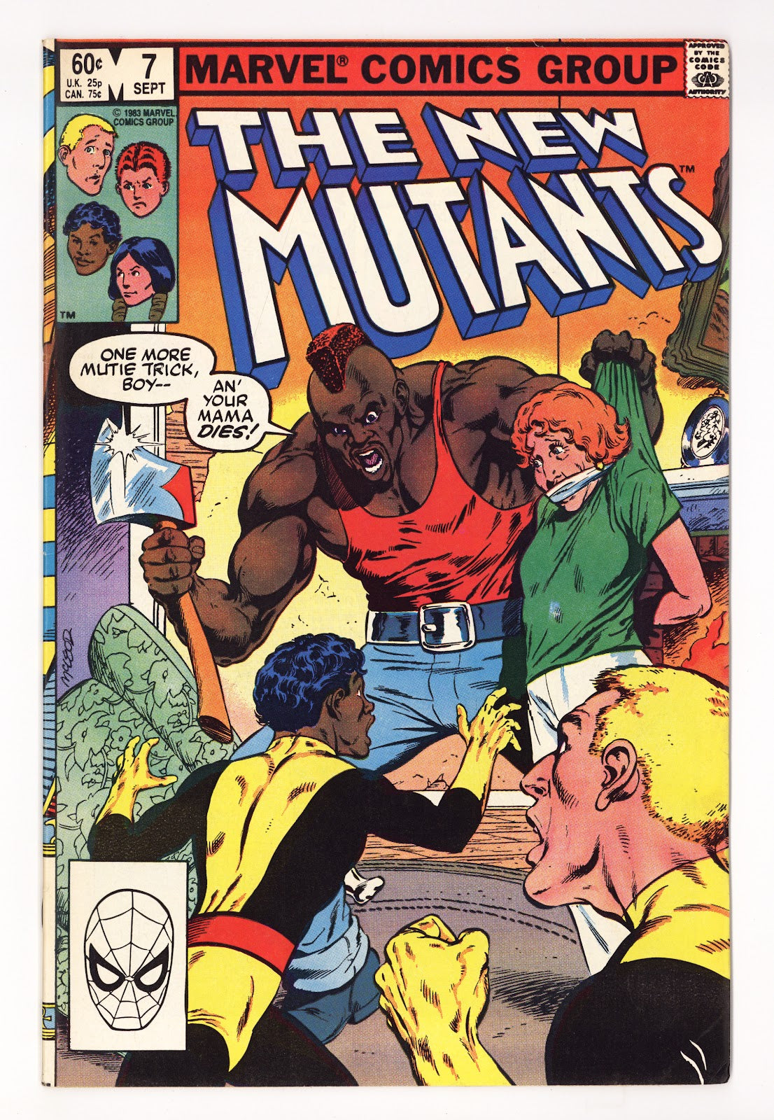 The New Mutants Vol 1 7 Mid Grade (1983) Direct 