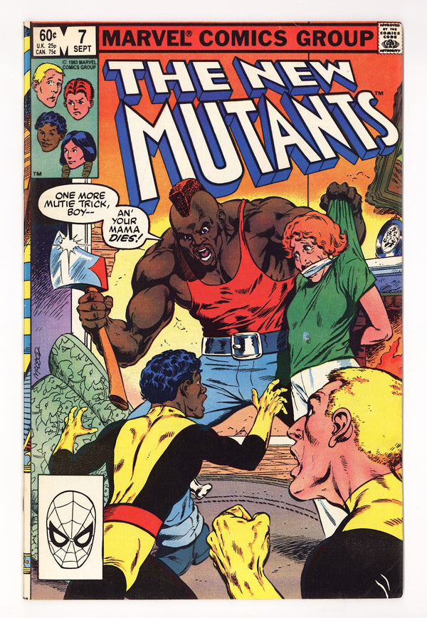 The New Mutants Vol 1 7 Mid Grade (1983) Direct