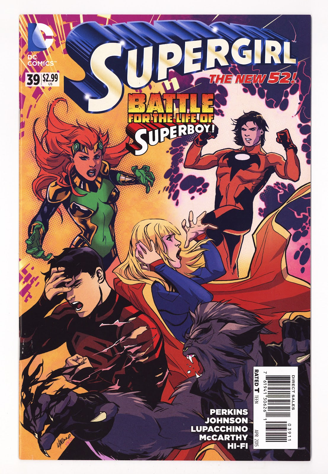 Supergirl Vol 6 39  High Grade   (2015)   Direct Sales  