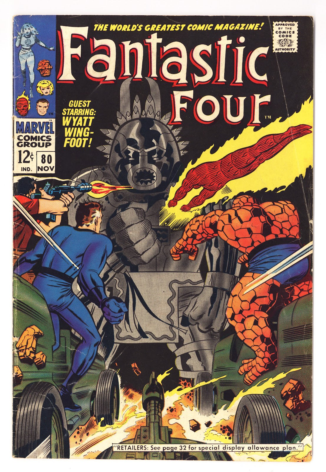 Fantastic Four Vol 1 80  VG/FN (5.0)   (1968)     