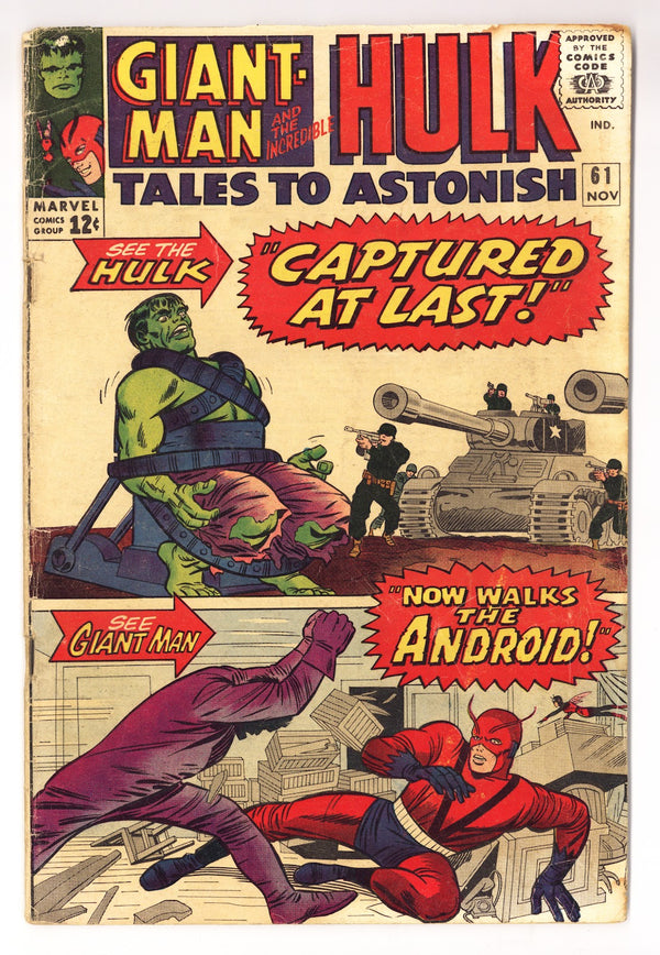 Tales to Astonish Vol 1 61  GD/VG (3.0)   (1964)